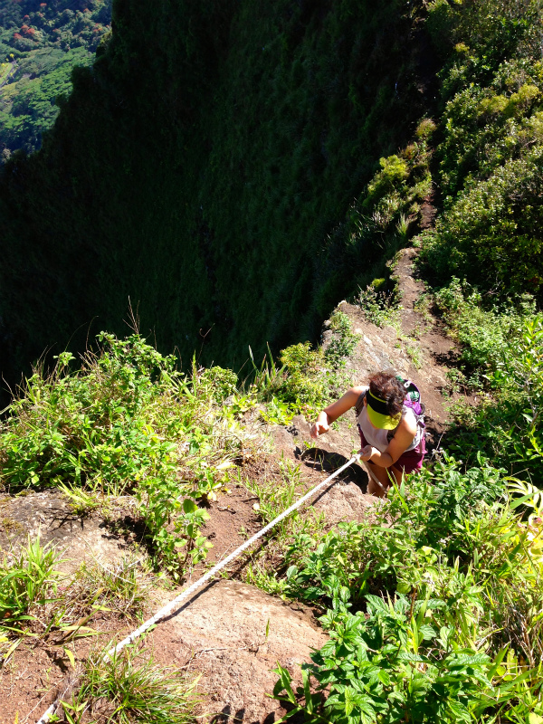 2014/01/20 Mountain Running Trip in Oahu of Hawaii Day.4 Nu\'uana Pali-Koko Crater Rim Trail_b0220886_18233581.jpg