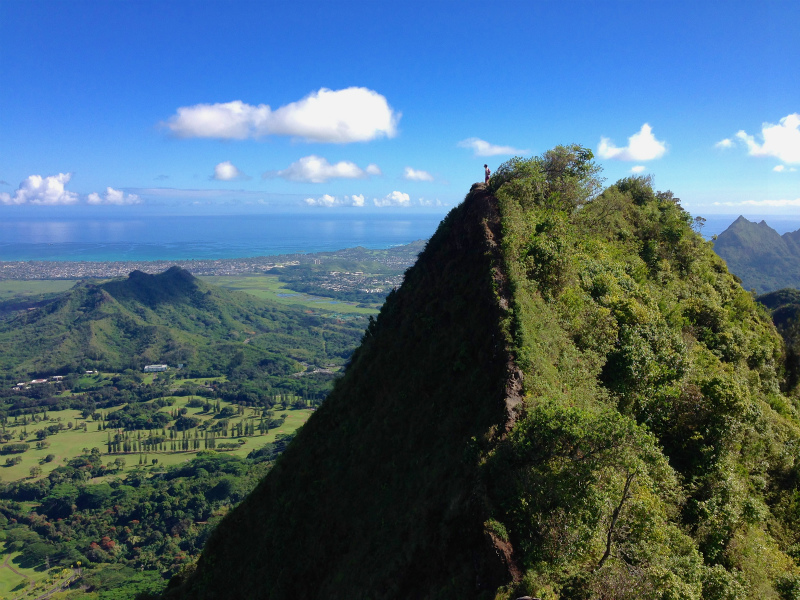 2014/01/20 Mountain Running Trip in Oahu of Hawaii Day.4 Nu\'uana Pali-Koko Crater Rim Trail_b0220886_18241313.jpg