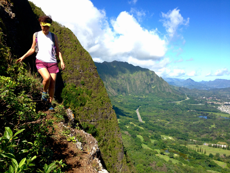 2014/01/20 Mountain Running Trip in Oahu of Hawaii Day.4 Nu\'uana Pali-Koko Crater Rim Trail_b0220886_18245239.jpg