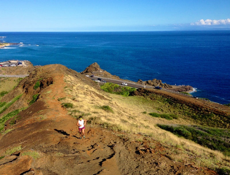 2014/01/20 Mountain Running Trip in Oahu of Hawaii Day.4 Nu\'uana Pali-Koko Crater Rim Trail_b0220886_18451147.jpg