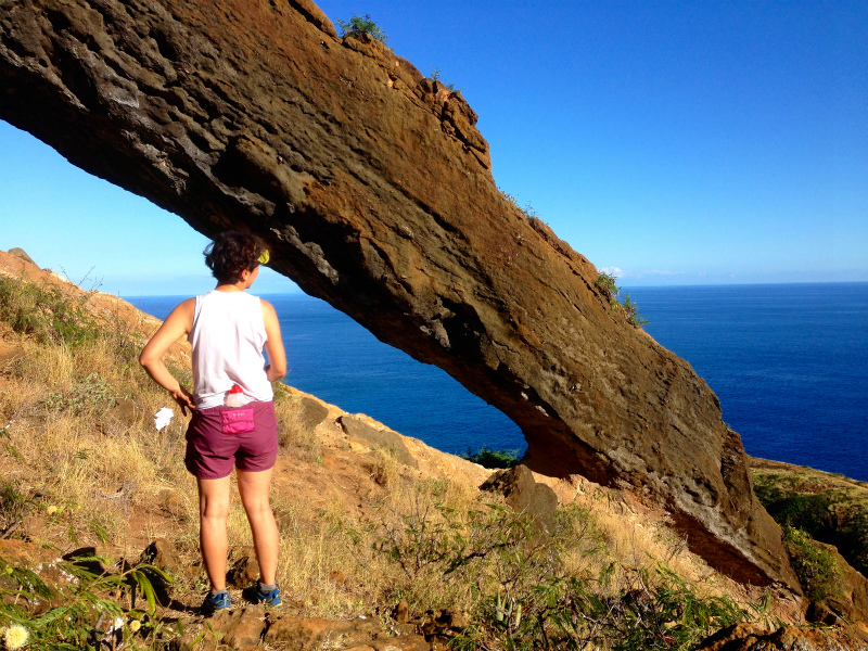 2014/01/20 Mountain Running Trip in Oahu of Hawaii Day.4 Nu\'uana Pali-Koko Crater Rim Trail_b0220886_18513319.jpg