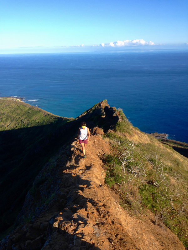 2014/01/20 Mountain Running Trip in Oahu of Hawaii Day.4 Nu\'uana Pali-Koko Crater Rim Trail_b0220886_1856883.jpg