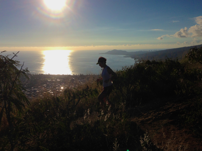 2014/01/20 Mountain Running Trip in Oahu of Hawaii Day.4 Nu\'uana Pali-Koko Crater Rim Trail_b0220886_18585322.jpg