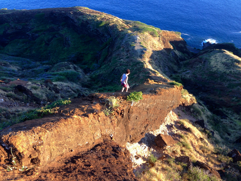 2014/01/20 Mountain Running Trip in Oahu of Hawaii Day.4 Nu\'uana Pali-Koko Crater Rim Trail_b0220886_18593482.jpg