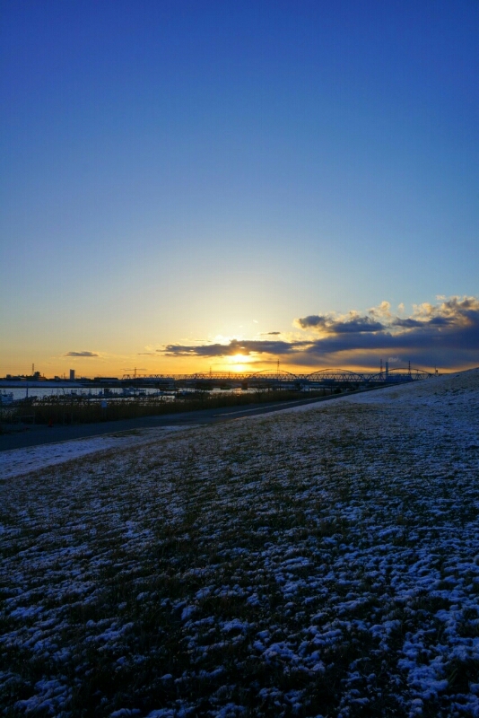 14.02.05 残雪でも江戸川早朝散歩～LIVE～♪♪_e0240573_716268.jpg