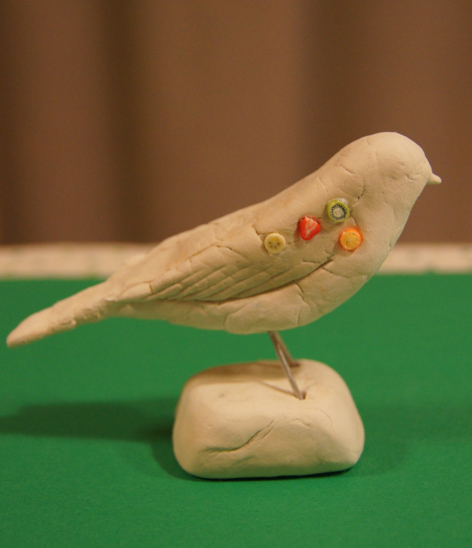 石粉粘土でコトリ(未着色)_c0139591_751217.jpg