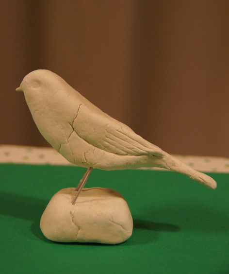 石粉粘土でコトリ(未着色)_c0139591_75237.jpg