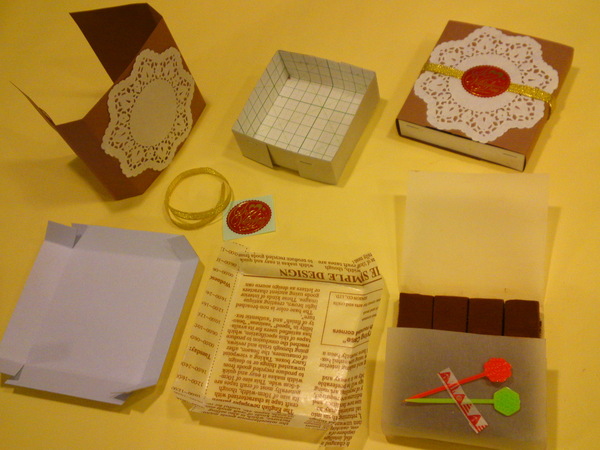 生チョコ箱の作り方 ケーキ教室 シマトネリコの家