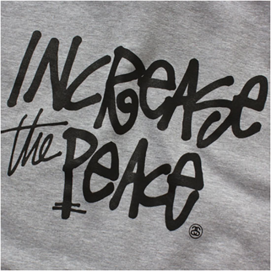 stussy Increase the Peace Hoodie : trilogy news