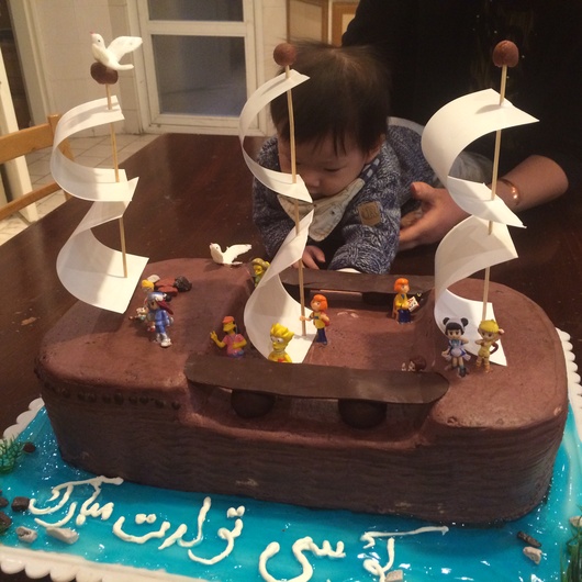 イランの芸術的ケーキ その Machi Diary