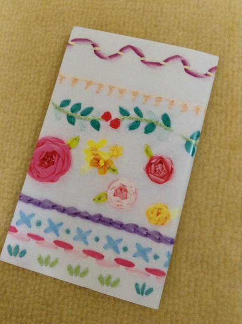 「2014資生堂花椿ダイアリー」のカバー刺繍をしました_a0138978_1747261.jpg
