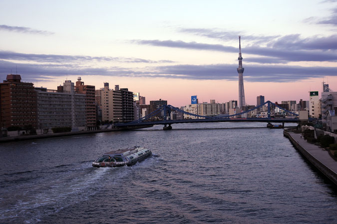 隅田川　清洲橋～永代橋の夕景_a0263109_10265939.jpg