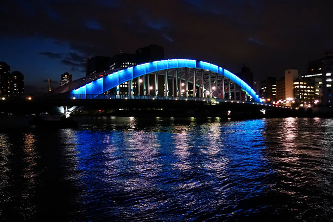 隅田川　清洲橋～永代橋の夜景_a0263109_10484977.jpg