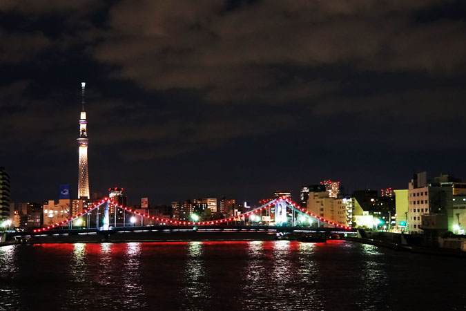 隅田川　清洲橋～永代橋の夜景_a0263109_10514250.jpg