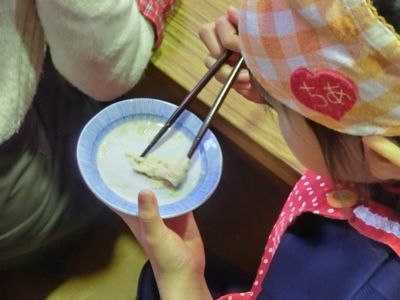 大豆加工体験♬南中山小学校さん_e0061225_11293945.jpg