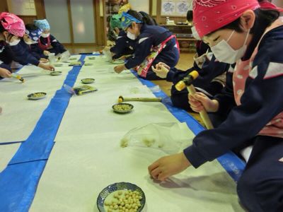 大豆加工体験♬南中山小学校さん_e0061225_11302121.jpg