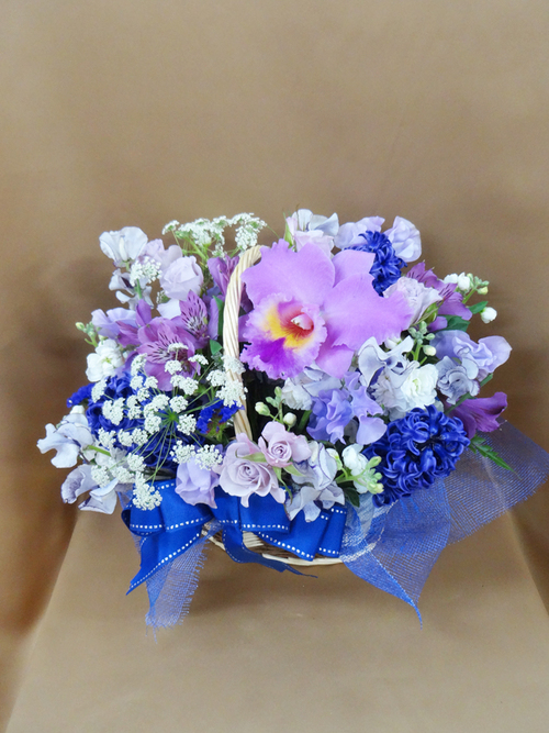 アレンジ 青系 花松日記 アレンジ 青系 花松日記