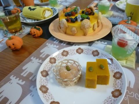 オレンジいっぱい(*´▽｀*)ハロウィン女子会　2013.10.18_f0222159_15535414.jpg