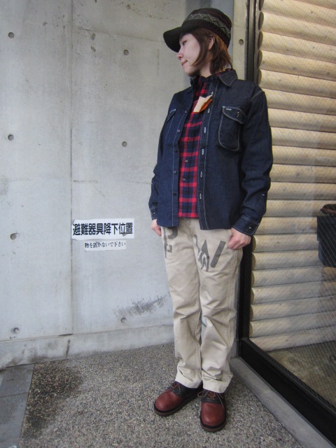 Kato ・・・ Indigo DENIM WORK SHIRTS!★! 良さ気です~(^^♪_d0152280_23323629.jpg