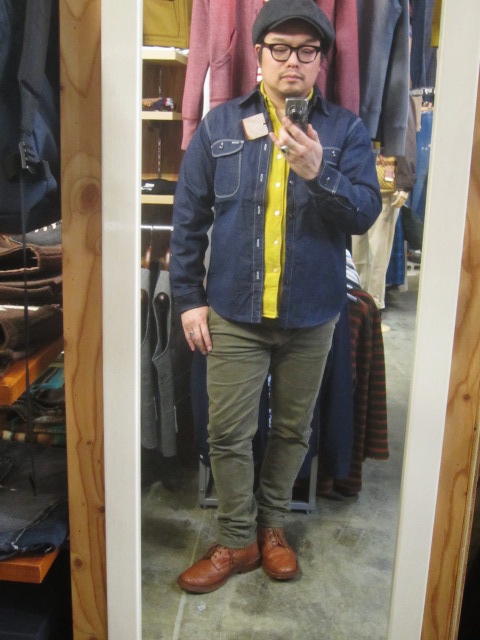 Kato ・・・ Indigo DENIM WORK SHIRTS!★! 良さ気です~(^^♪_d0152280_23333784.jpg