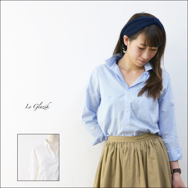 LE GLAZIK [ル グラジック] COTTON SILK POCKET SHIRTS [JL-3452CSC] LADY\'S_f0051306_18474350.jpg