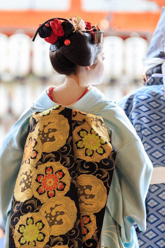 節分祭(八坂神社) 先斗町・千鶴さん、もみ福さん : 花景色 節分祭(八坂神社) 先斗町・千鶴さん、もみ福さん : 花景色
