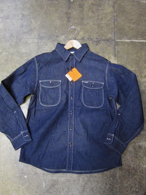 Kato ・・・ Indigo DENIM WORK SHIRTS!★! 良さ気です~(^^♪_d0152280_15475094.jpg