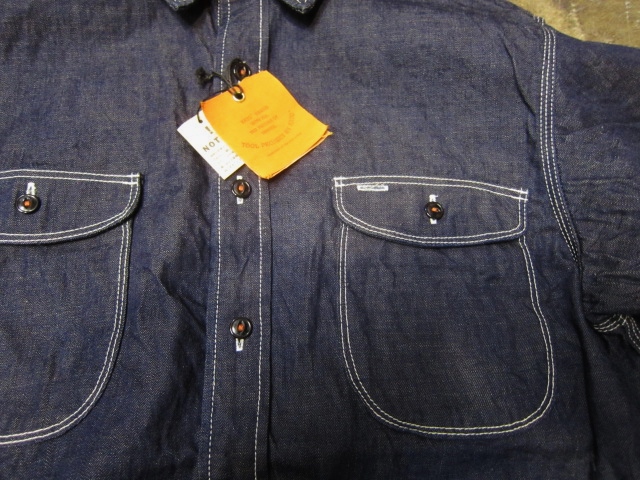 Kato ・・・ Indigo DENIM WORK SHIRTS!★! 良さ気です~(^^♪_d0152280_15481796.jpg