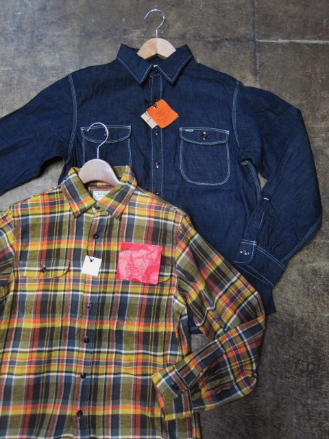 Kato ・・・ Indigo DENIM WORK SHIRTS!★! 良さ気です~(^^♪_d0152280_18424596.jpg