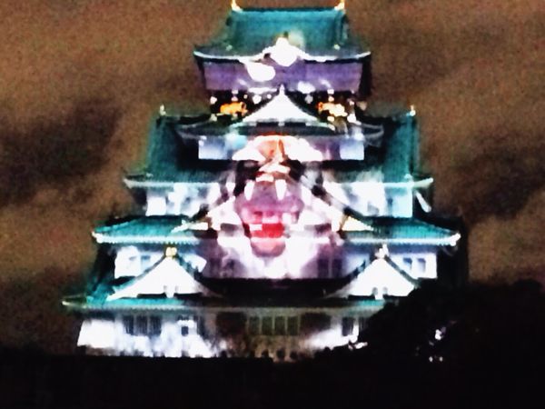 大阪城3Dマッピング イルミネーション_e0292546_18312665.jpg
