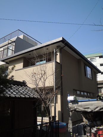 外部足場解体_b0179213_17485990.jpg