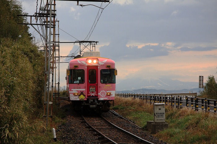 一畑電車 大山と_a0294534_20484315.jpg