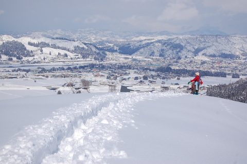 雪の里山　魚沼　大力山_b0189948_19254936.jpg