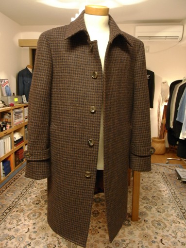 「Harris Tweed」 de ステンカラーコート ~Tweed on Tweed 編_c0177259_2022530.jpg