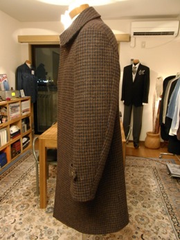 「Harris Tweed」 de ステンカラーコート ~Tweed on Tweed 編_c0177259_20251680.jpg
