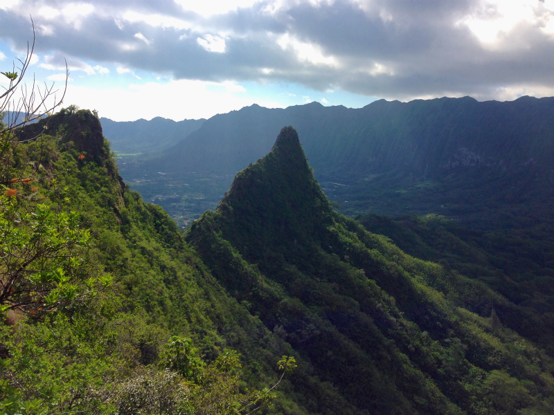 2014/01/21 Mountain Running Trip in Oahu of Hawaii Day.5 Olomana Trail_b0220886_0103241.jpg