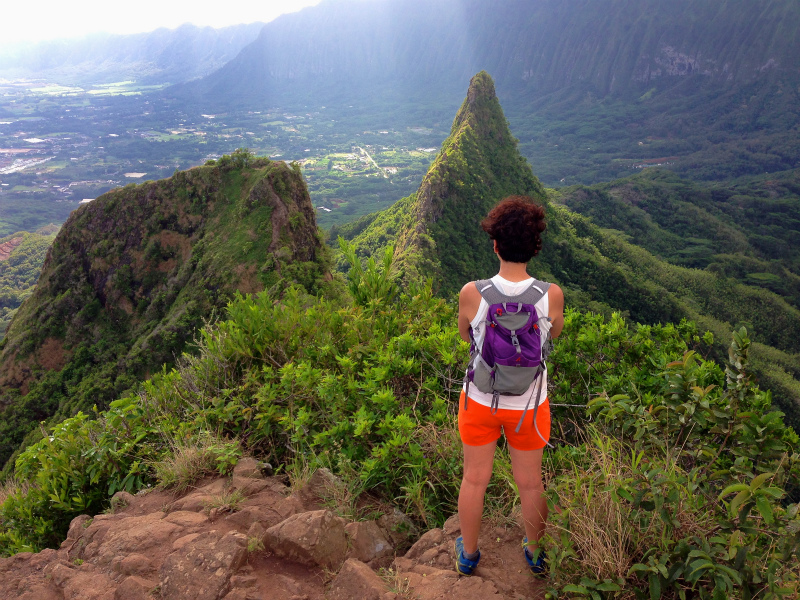 2014/01/21 Mountain Running Trip in Oahu of Hawaii Day.5 Olomana Trail_b0220886_0112562.jpg