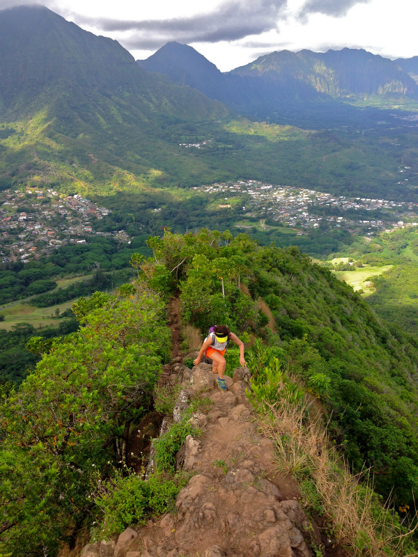 2014/01/21 Mountain Running Trip in Oahu of Hawaii Day.5 Olomana Trail_b0220886_011918.jpg