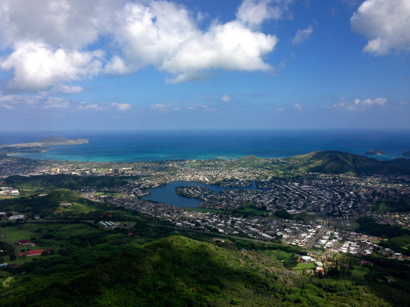 2014/01/21 Mountain Running Trip in Oahu of Hawaii Day.5 Olomana Trail_b0220886_0181735.jpg