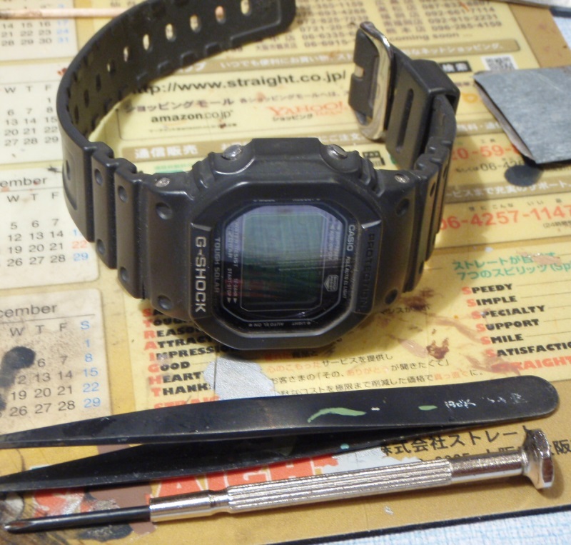 タフソーラー腕時計のバッテリー交換 : ぷんとの業務日報2ndGear