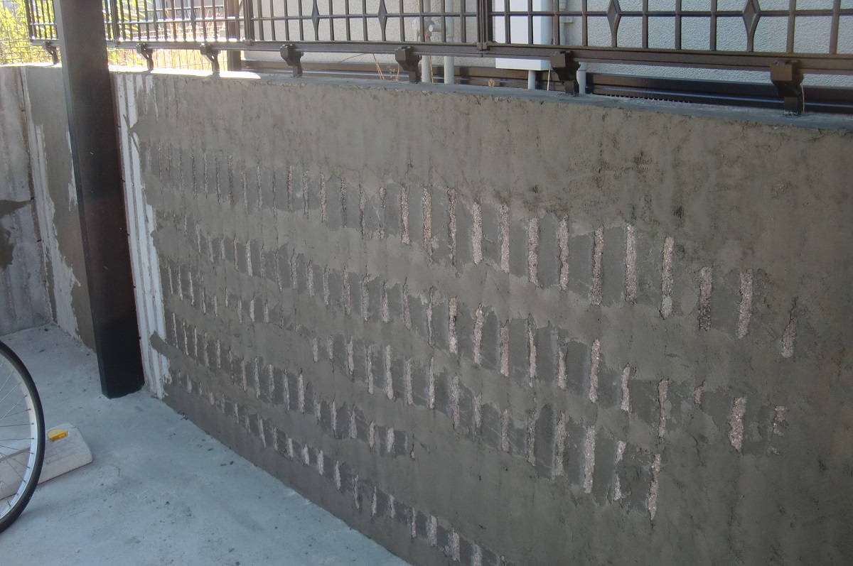 門扉 フェンス ブロック塀 化粧ブロックへの下地処理 市原市リフォーム店の社長日記 日日是好日