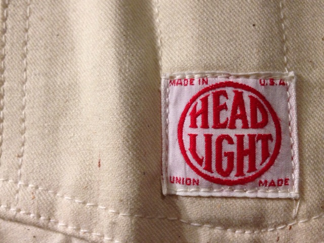 神戸店2/12(水)ヴィンテージボトムス入荷!　#6   HeadLight Dead OverAll  WorkItem!!(神戸店)_c0078587_0335921.jpg