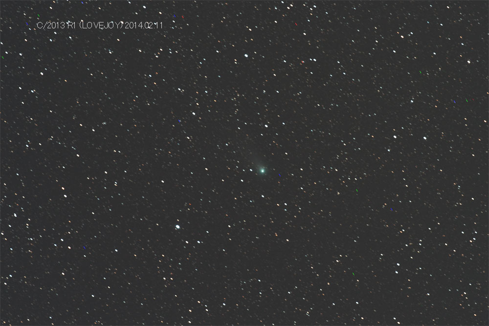 ラブジョイ彗星とリニア彗星　2/11_b0163788_17352713.jpg