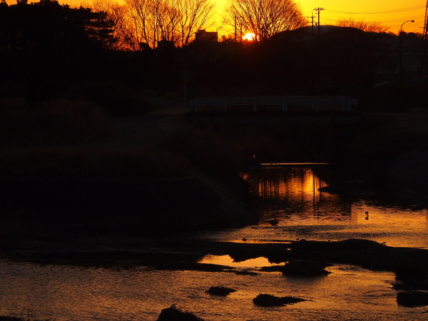 朝焼けから日の出　　’14/02/13_d0048812_10283811.jpg