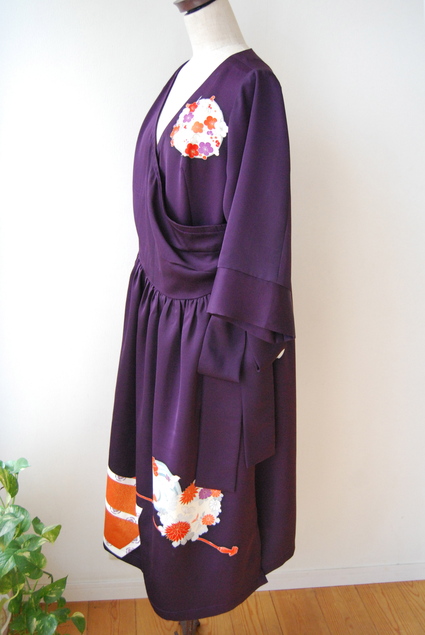 着物リメイク・カシュクールドレス_d0127925_0503377.jpg