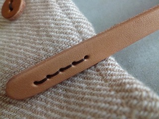 mini bag 力布をリネンテープに変えて作り直し♪_a0165160_17424133.jpg