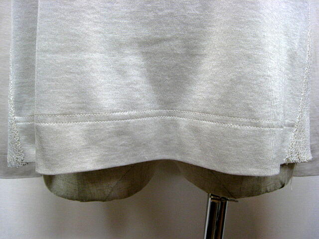 ｃｌｏｃｈｅ （ クロッシェ ）　シフォンチュール切り替えＴＯＰＳ  ＩＶＯＲＹ_a0089359_161223100.jpg