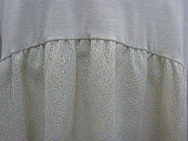 ｃｌｏｃｈｅ （ クロッシェ ）　シフォンチュール切り替えＴＯＰＳ  ＩＶＯＲＹ_a0089359_1613234.jpg