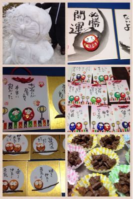 小物づくりと雪だるまとバレンタインチョコ_e0136066_22433822.jpg