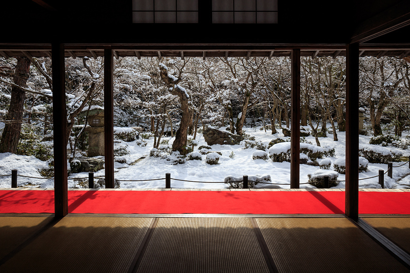 【額縁光景・その７】圓光寺・銀世界_f0155048_121112.jpg